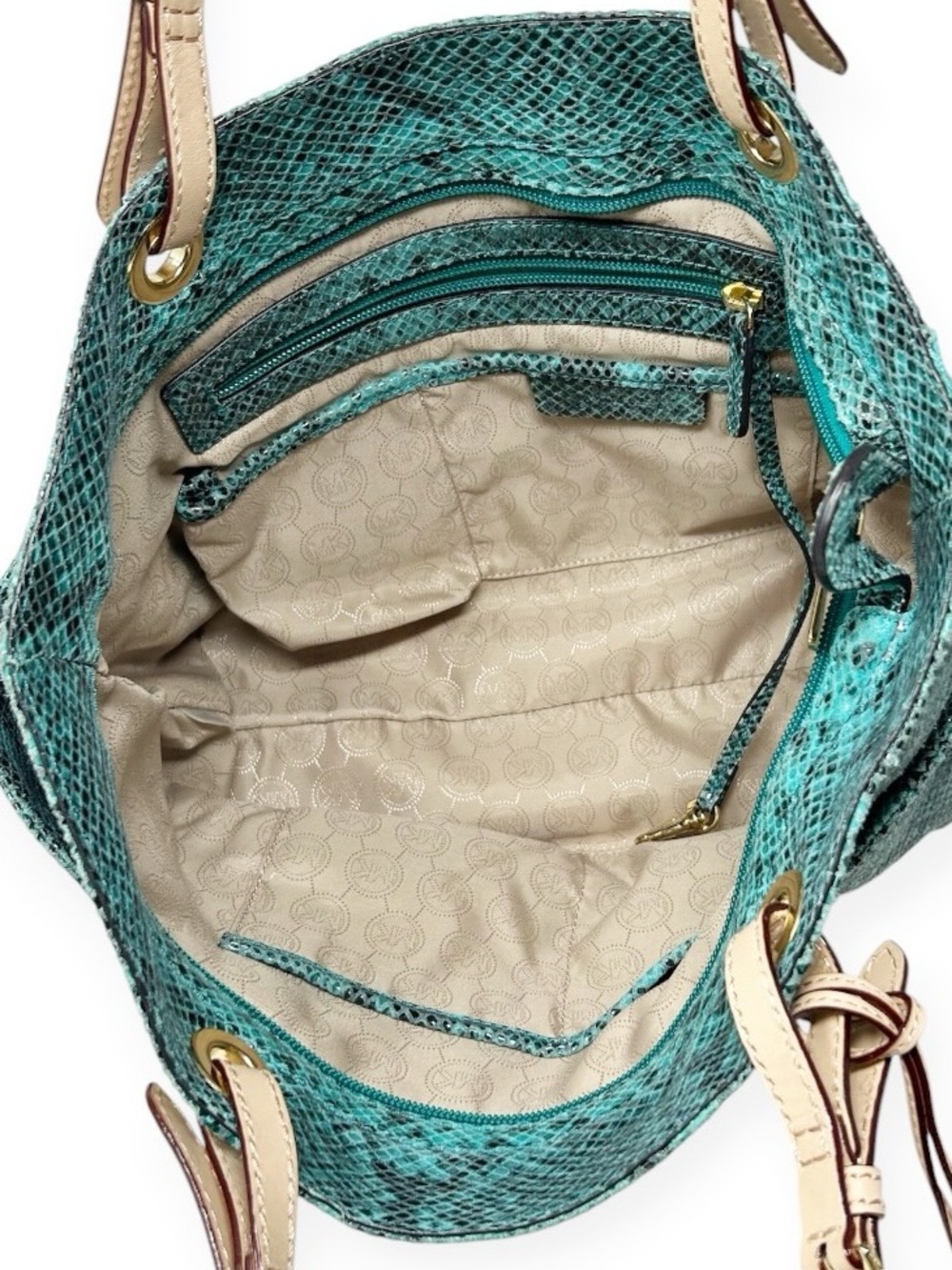 MICHAL KORS Python Tote Bag - Picture 5 of 14